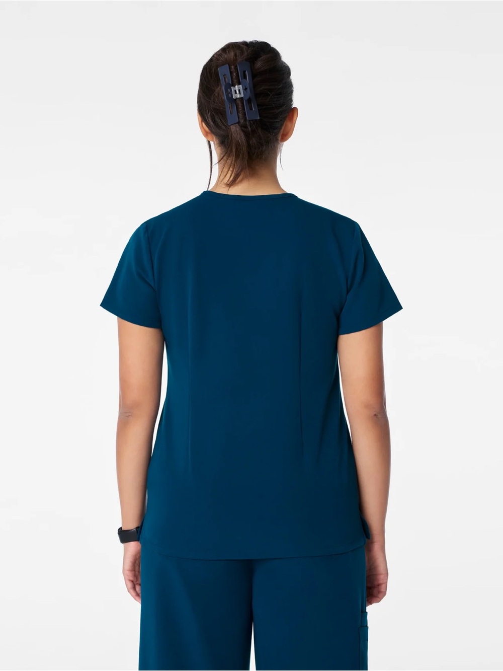 Limited Edition Figs Catarina Scrub Top Deep Reef XXS Petite - Picture 2 of 2